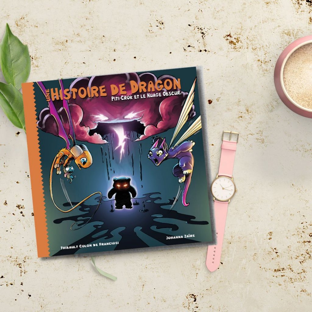 Livre Piti-Croket le Nuage Obscur par Johanna Zaïre et Thibault Colon de Franciosi