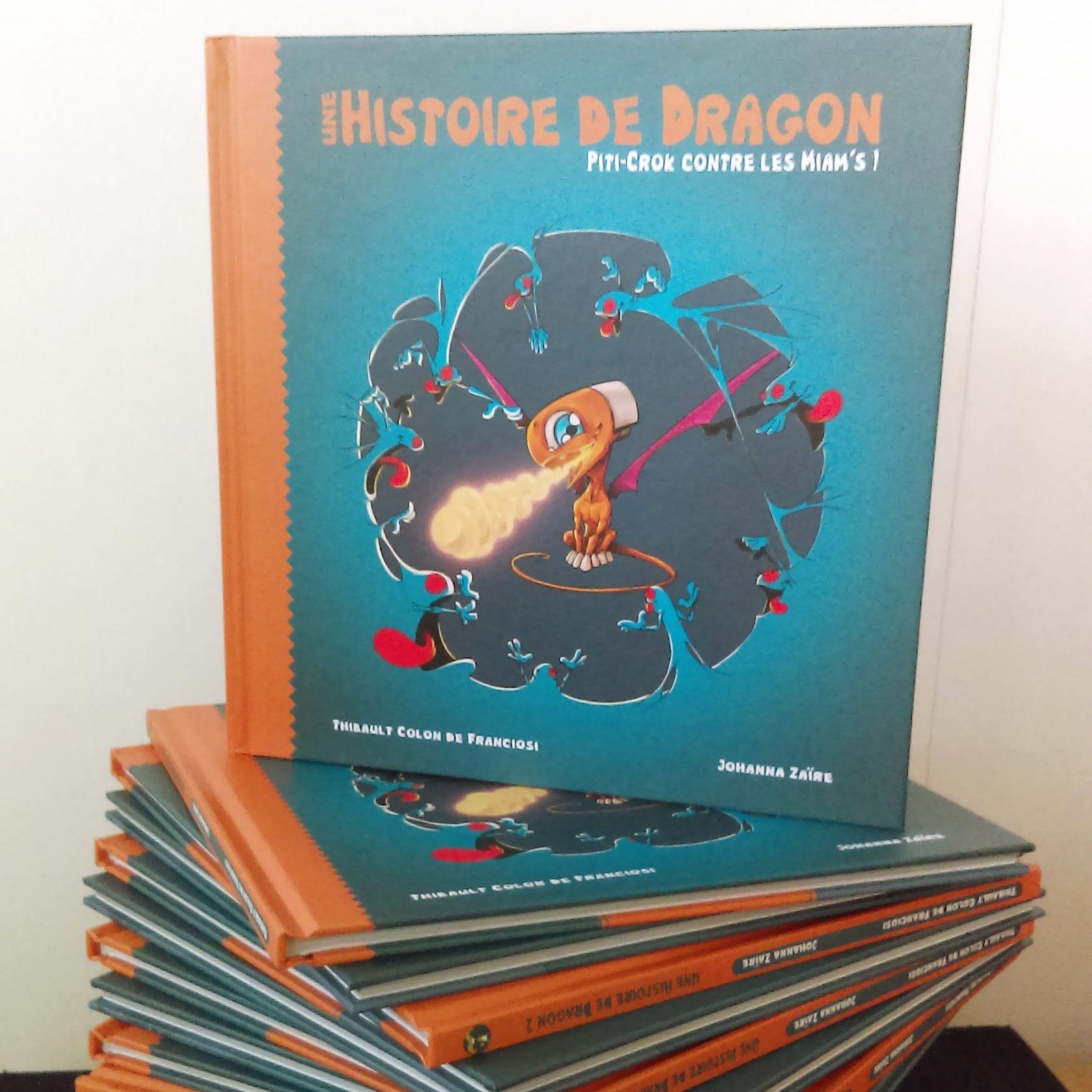Livre Piti-Crok contre les Miam's par Johanna Zaïre et Thibault Colon de Franciosi
