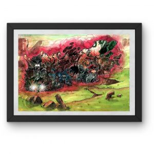 Aquarelle A3 originale Mirage