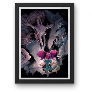 Aquarelle A4 originale Gladys friend's