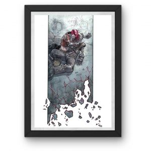 Aquarelle A4 originale  Theo end