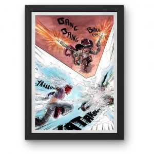 Aquarelle A4 originale eve eclair