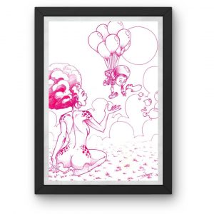 Illustration originale au stylo bille n°16