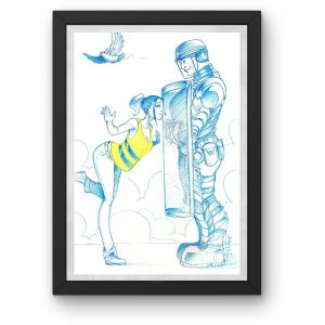 Illustration originale au stylo bille n°14