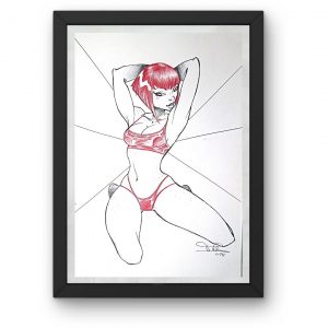 Illustration originale au stylo bille n°12