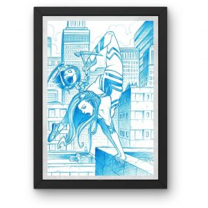 Illustration originale au stylo bille n°08