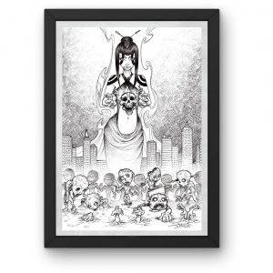 Illustration originale au stylo bille n°05