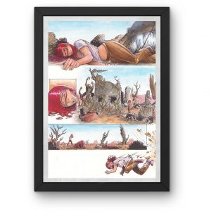 Aquarelle originale  Awake