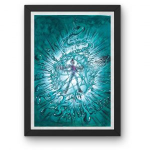 Aquarelle originale Magic Bubble