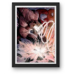 Aquarelle originale Diego crazy1