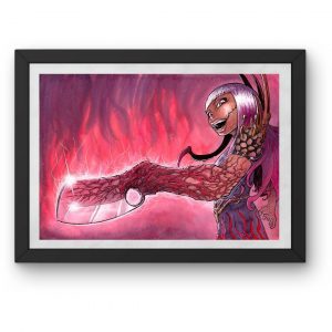 Aquarelle originale Gladys knife