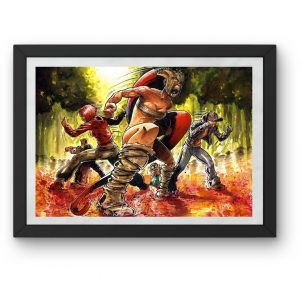 Aquarelle originale équipe