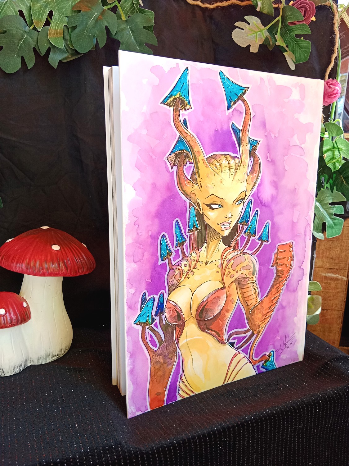 Livre Champinup couverture personnalisée en édition limitée par Thibault Colon de Franciosi